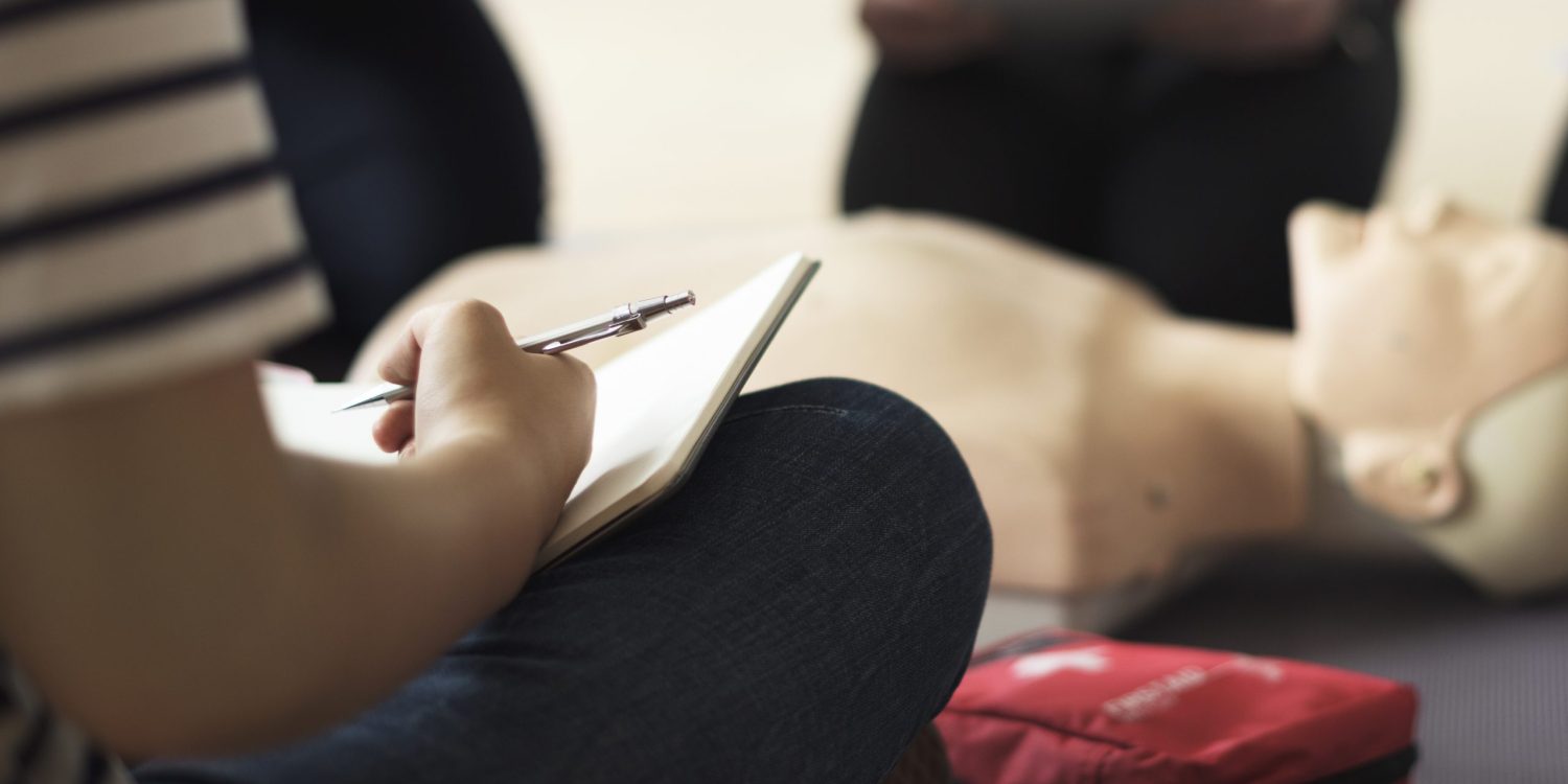 CPR First Aid Training Concept