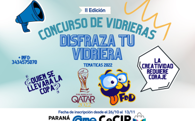 II Edición: DISFRAZA TU VIDRIERA 🏆🎭