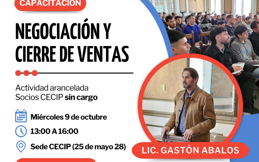 Capacitación: Negociación y Cierre de Ventas